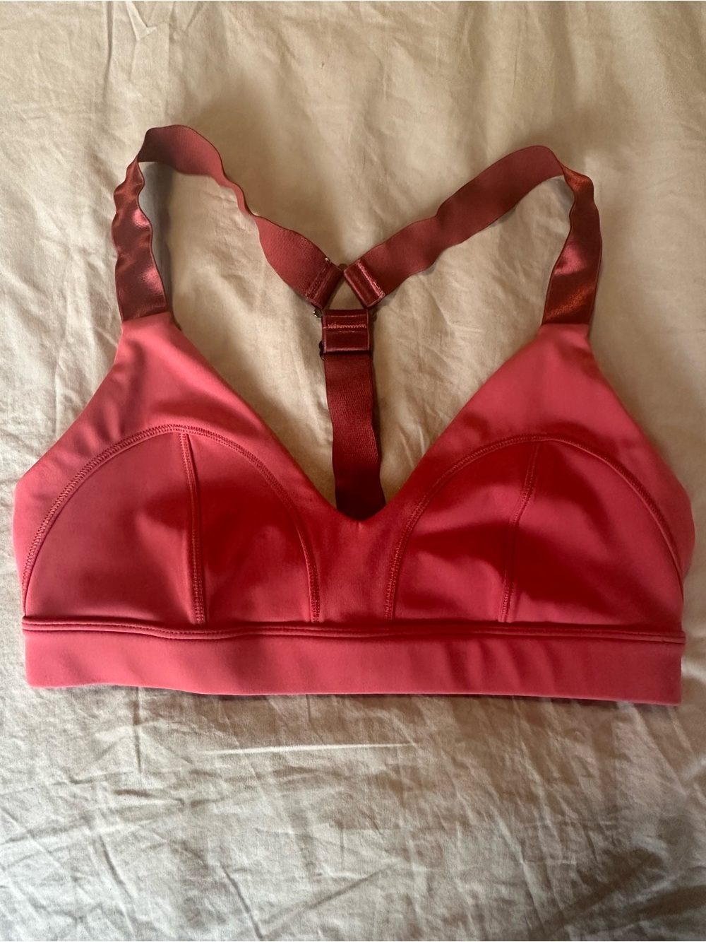 Lilybod Pink Racerback Sports Bralette